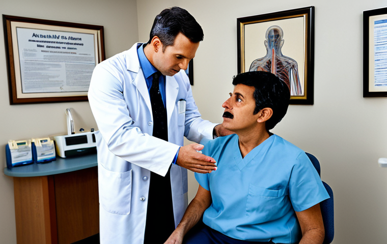 호흡기 질환 치료 병원 비교 - A modern hospital emergency room, fully equipped with medical technology, showing doctors and nurses... 호흡기 질환 치료 병원 비교 - A modern hospital emergency room, fully equipped with medical technology, showing doctors and nurses...