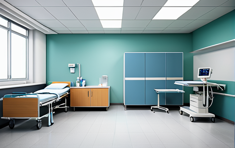 호흡기 질환 치료 병원 비교 - A specialized asthma clinic interior, featuring a doctor in professional attire consulting with a fu... 호흡기 질환 치료 병원 비교 - A specialized asthma clinic interior, featuring a doctor in professional attire consulting with a fu...