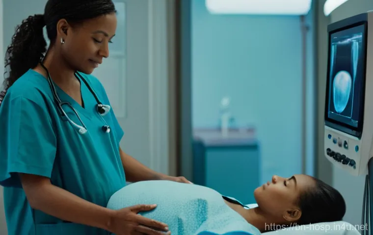 임산부를 위한 종합검진 패키지 비교 - A radiant pregnant woman, in her second trimester, is having a consultation with a kind and experien... 임산부를 위한 종합검진 패키지 비교 - A radiant pregnant woman, in her second trimester, is having a consultation with a kind and experien...