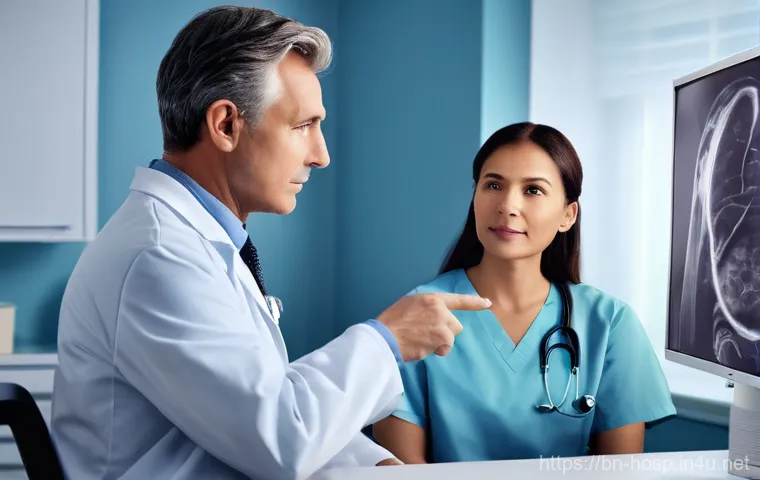 암 진단을 위한 PET CT 검사 - **Prompt 1: Advanced PET-CT Technology in a Modern Clinic**
    A sleek, futuristic PET-CT scanner t...