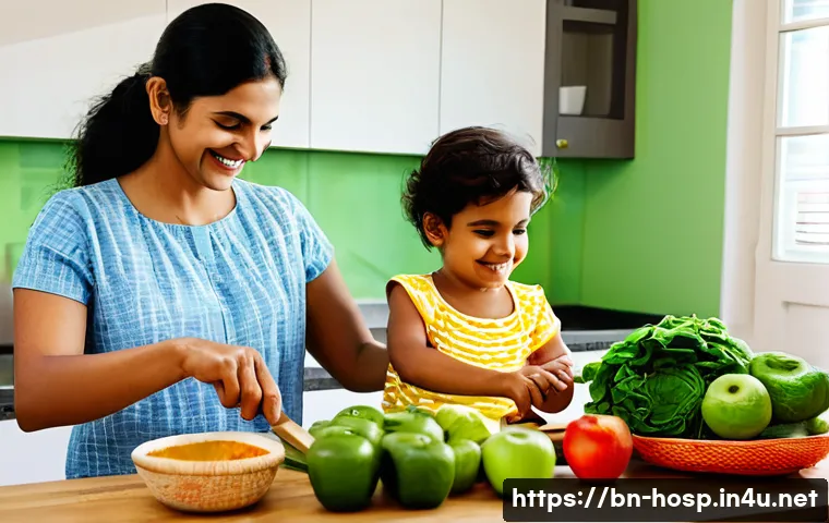 콜레스테롤 관리 병원과 프로그램 추천 - **A Bengali family enjoying a healthy meal preparation.**
    A cheerful Bengali family, consisting ...